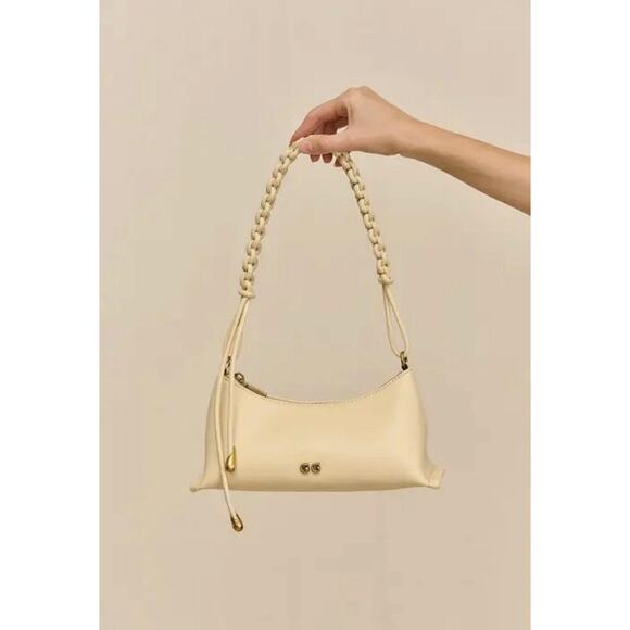 cult gaia Handbags - NEW Cult Gaia OSA Shoulder Bag Buttercream Yellow